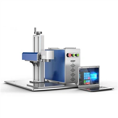 পোর্টেবল ছোট 50W ফাইবার লেজার মার্কিং মেশিন